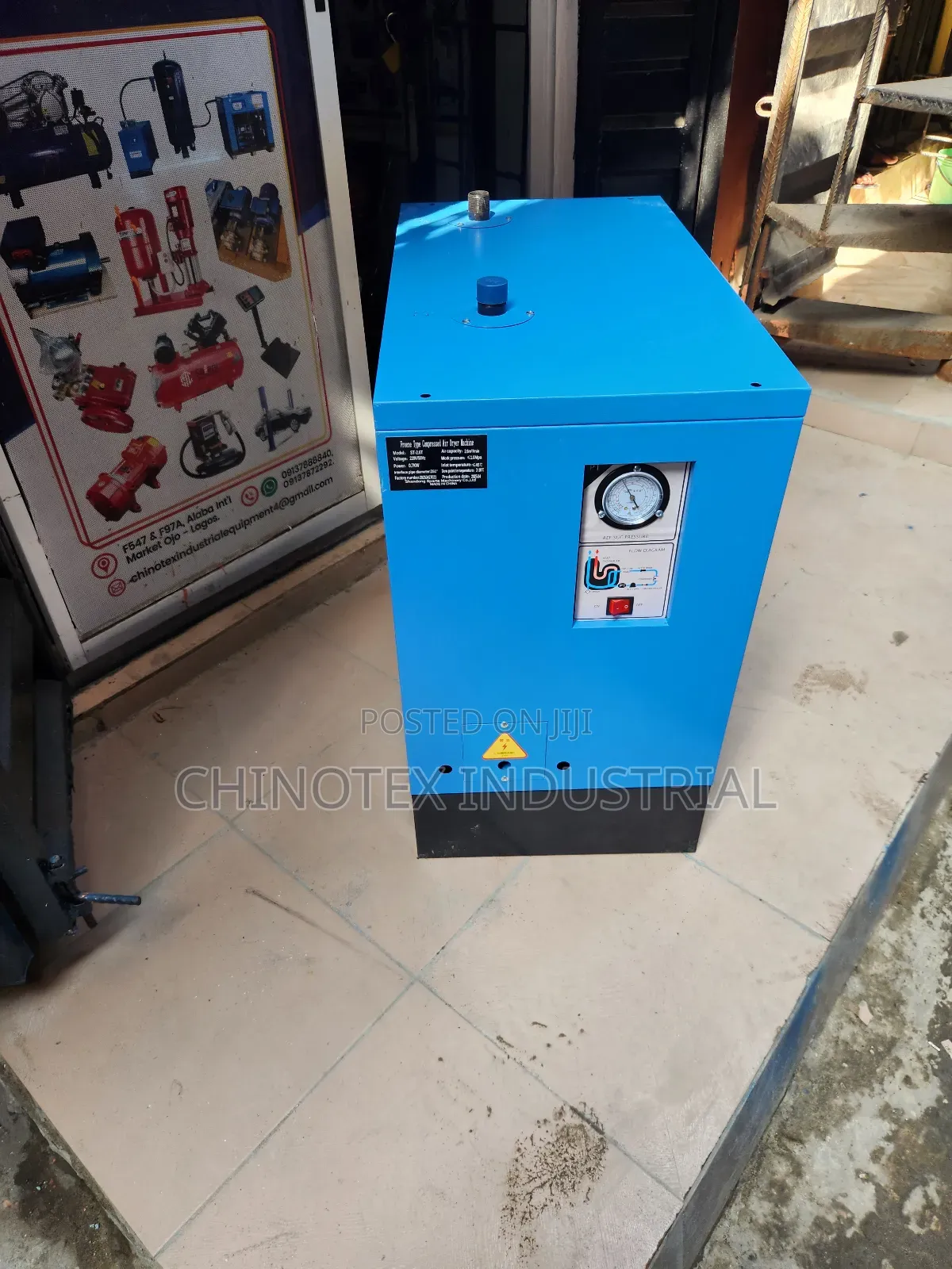 Freeze Type Compressed Air Dryer, Inlet/Outlet 1"