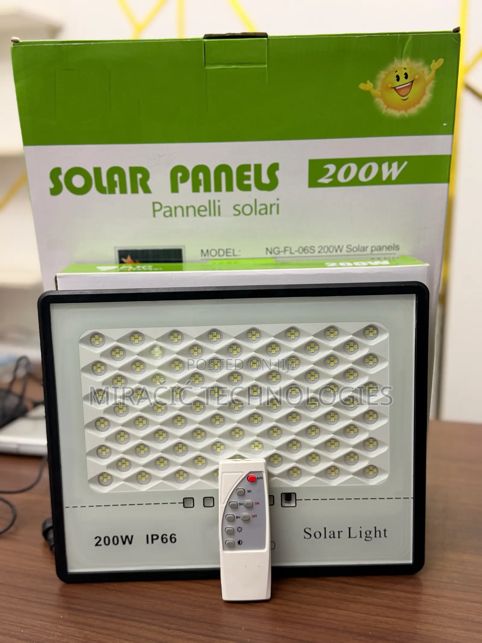 Solar Flood Lights 200w With Solar Panel