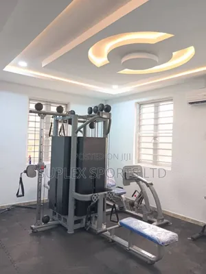 Gym Machine With Full Body Guy