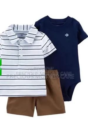 Baby Carter's Body Suit,Polo T Shirt and Chinos Cloth Set