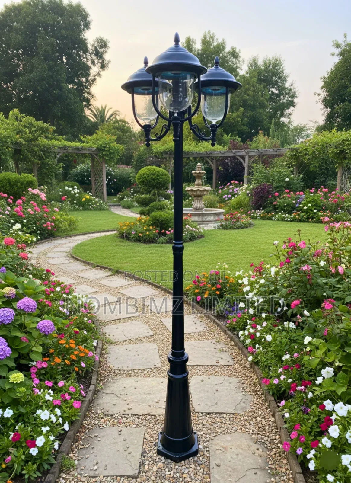 3 in One Garden Lamp