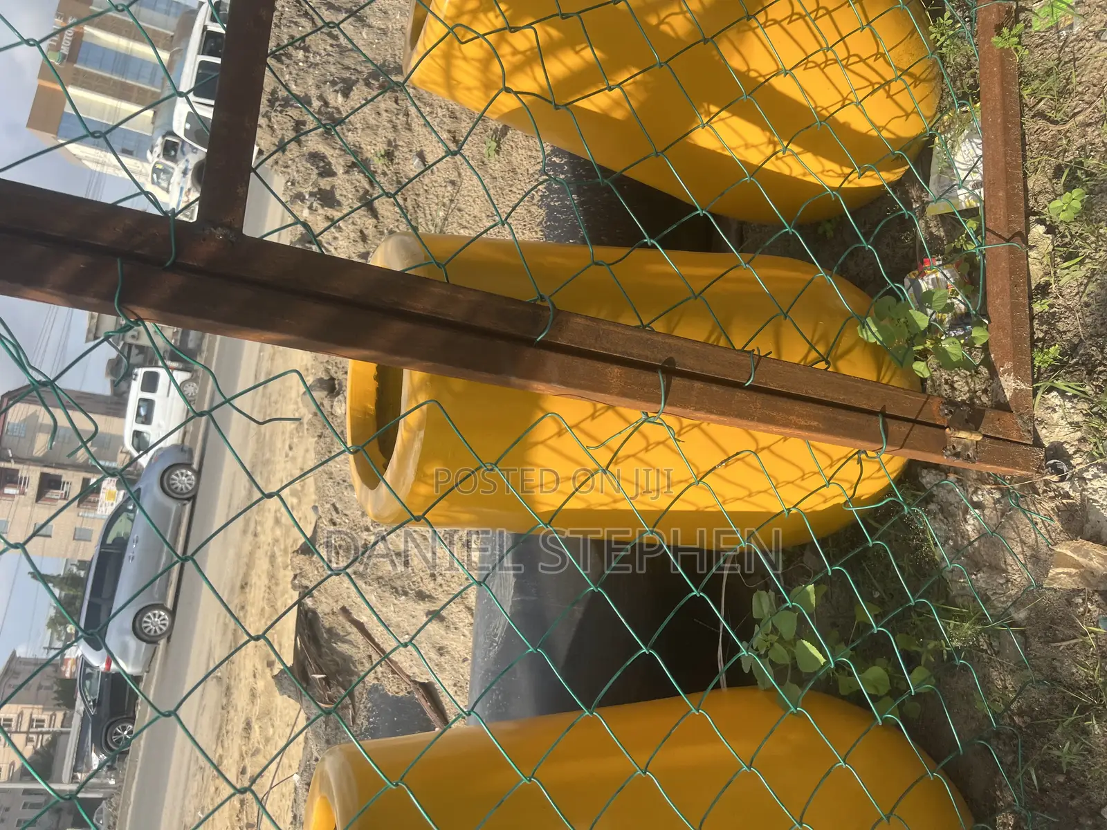 Big Yellow Flower Pot