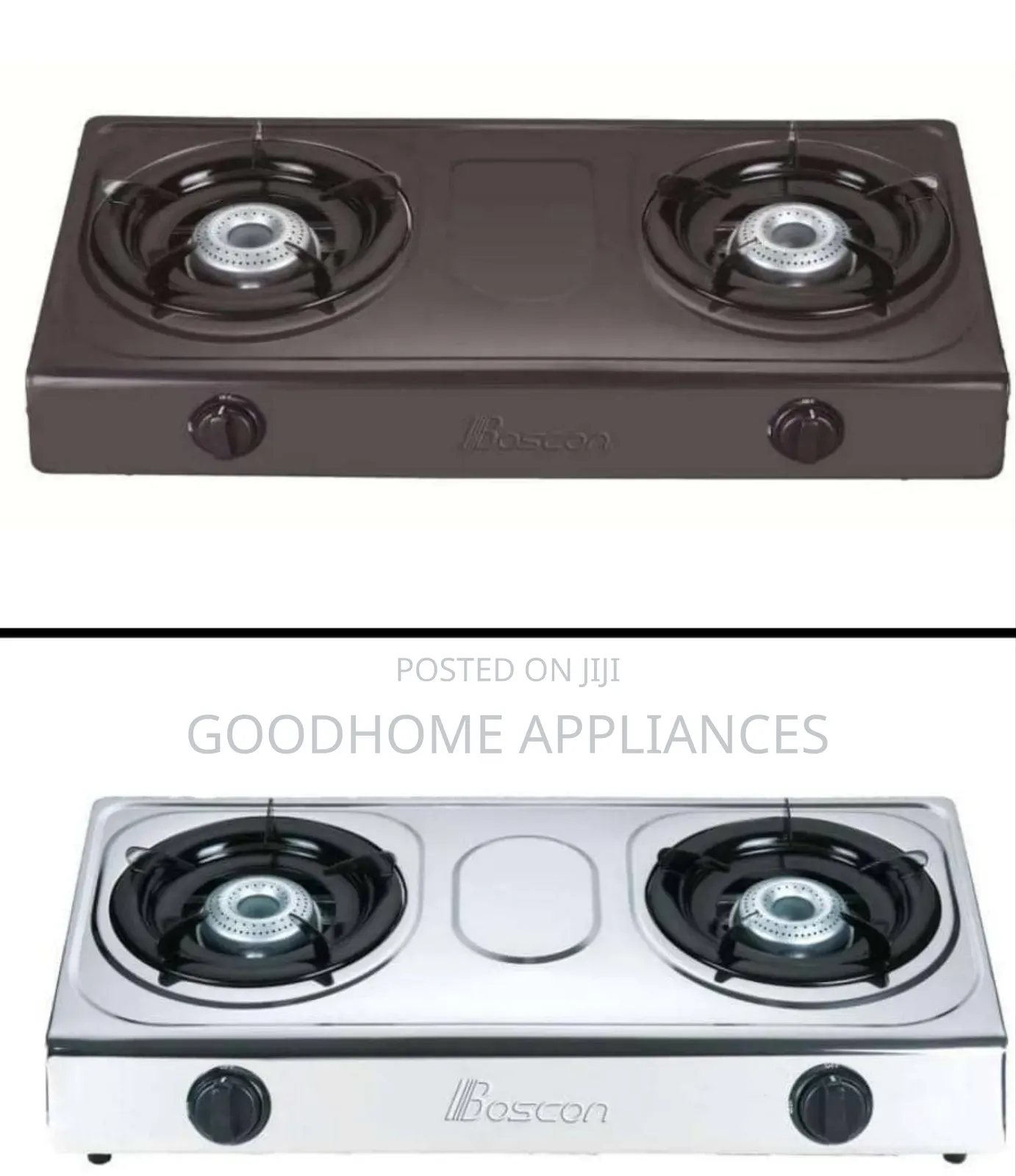 Boscon Double Burner Stainless Gas