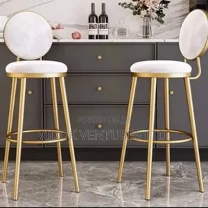 Bar Stools With High Quality Golden Legs