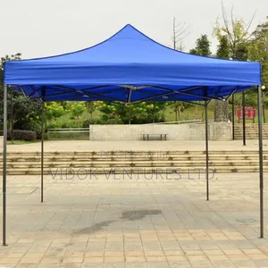 Foldable Canopy Tent 10 X 10 Ft Black Pole