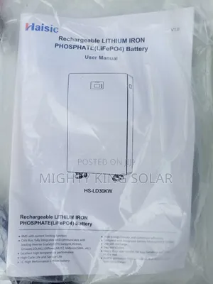 30kwh Haisic Lithium Iron Battery