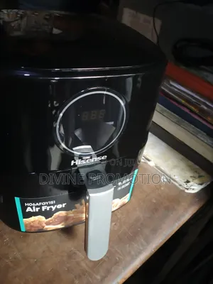 5.2 Liters Hisense Air Fryer, Black Color, 1 Year Warranty.
