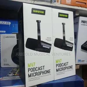 Professional Shure Studio Microphone Mv7 Big Name   