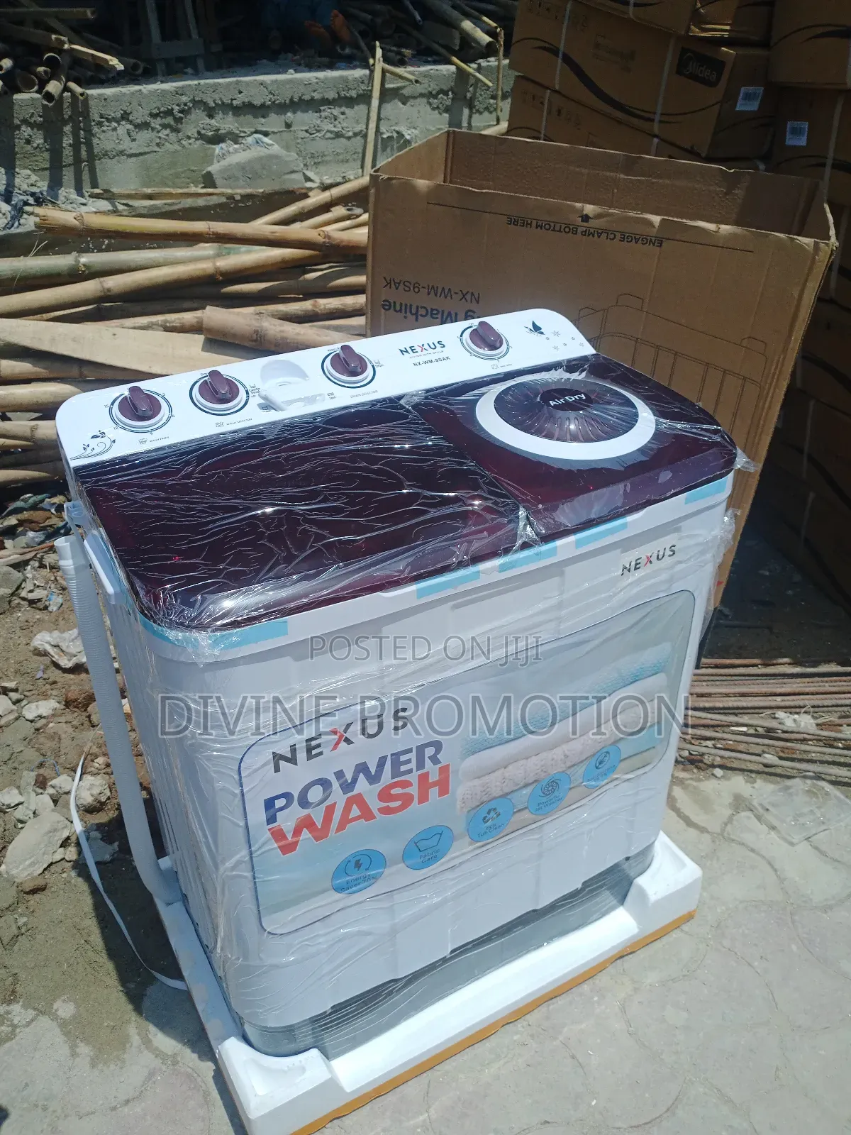 9kg Nexus Semi Automatic Washing Machine, White Color