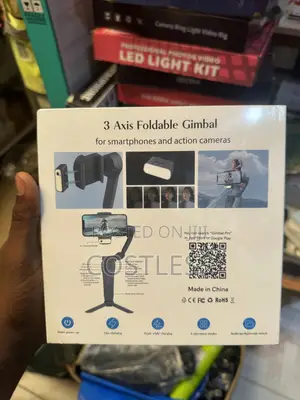 Foldable Gimbal, a Handheld Stabilizer for Smartphones
