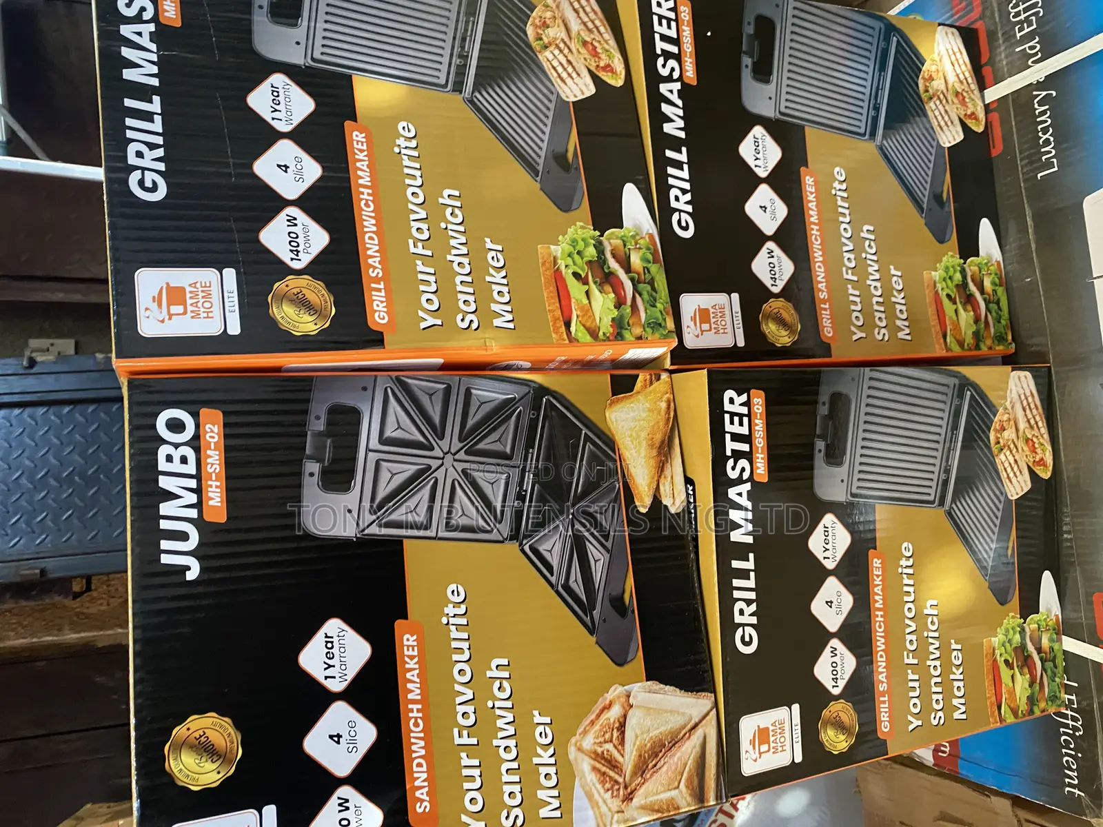 4slice Bread Toaster/ Sandwich Machine