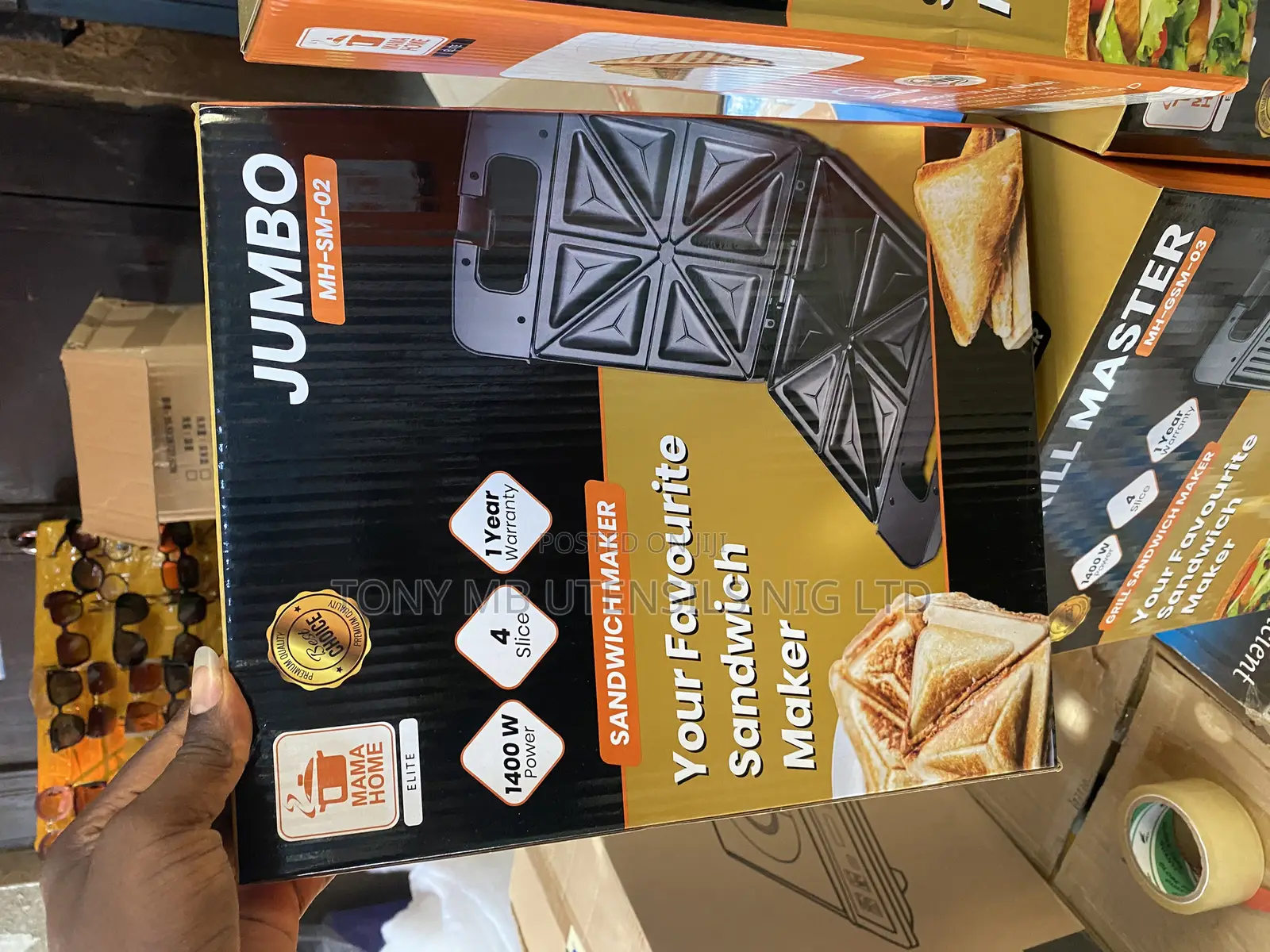 4slice Bread Toaster/ Sandwich Machine