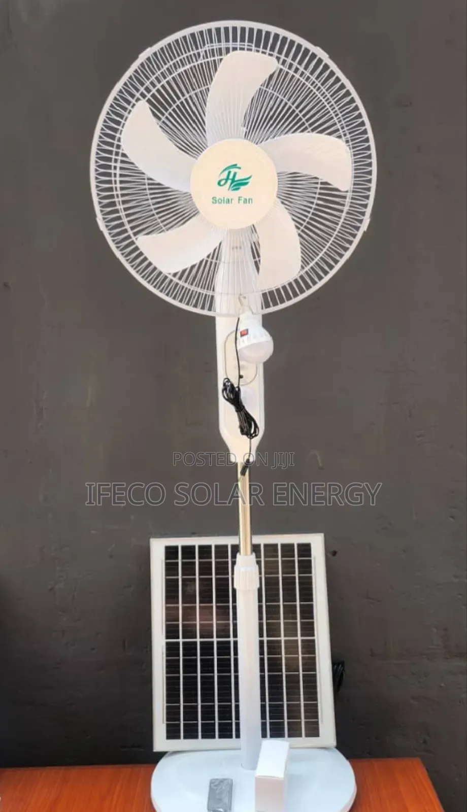 Solar Fan With Panel