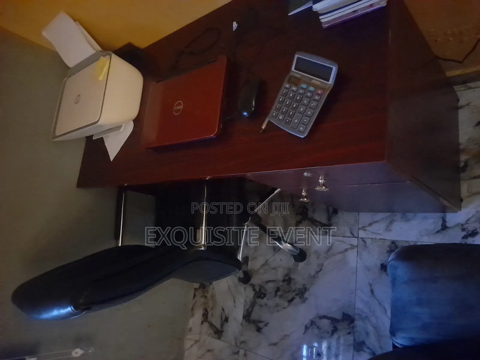 Office Chair and Table