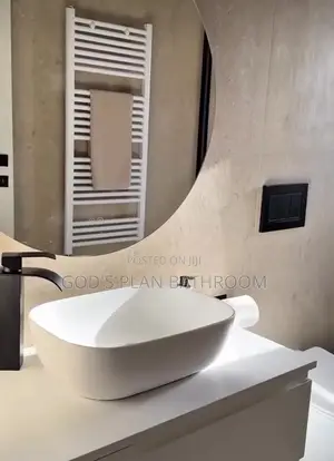 Cabinet Basin With Waterfall Tap