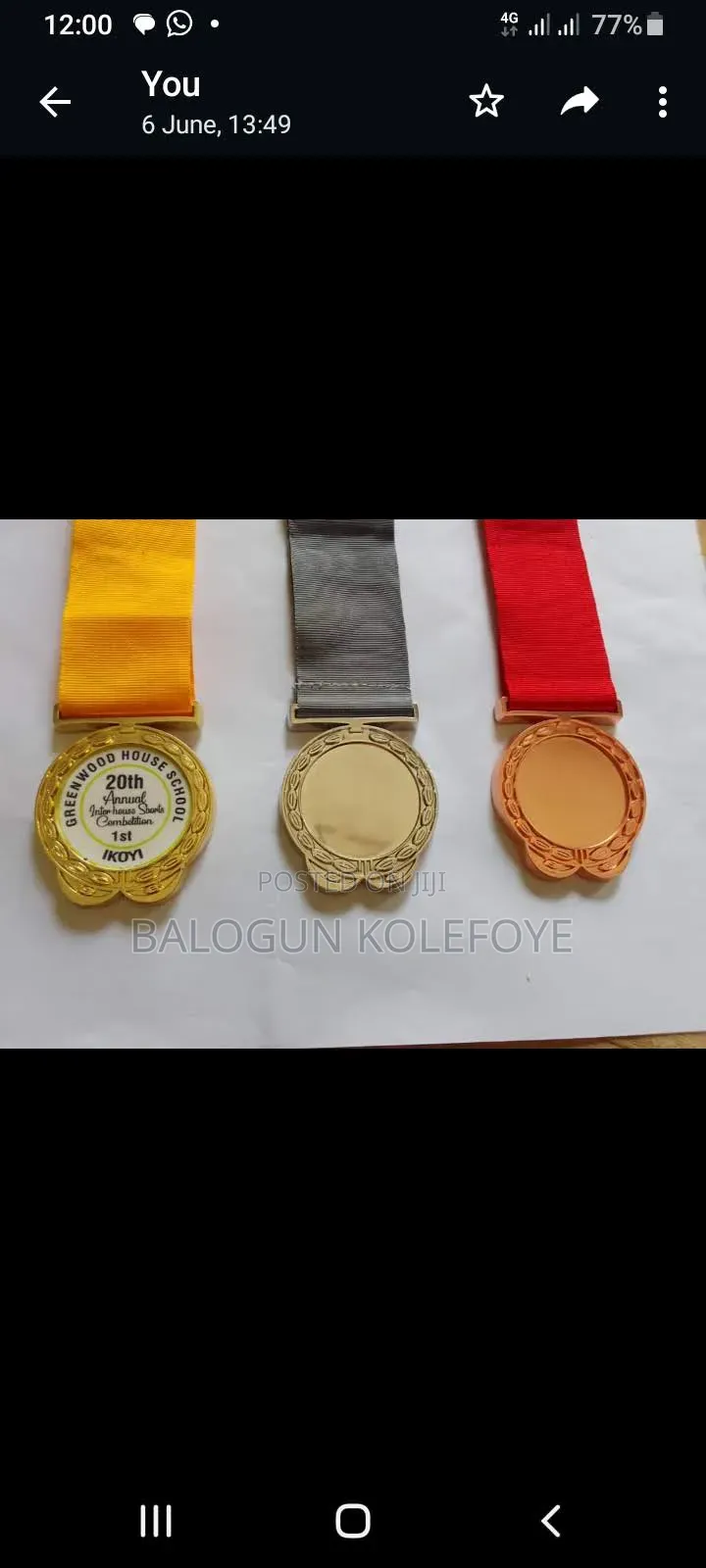 High Quality Medal