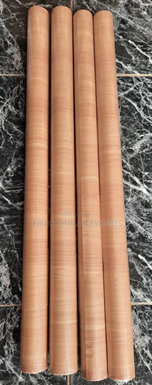 Brown Wooden Wallpaper Stickers