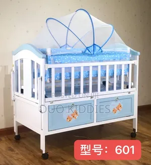 Wooden Bed With Swing