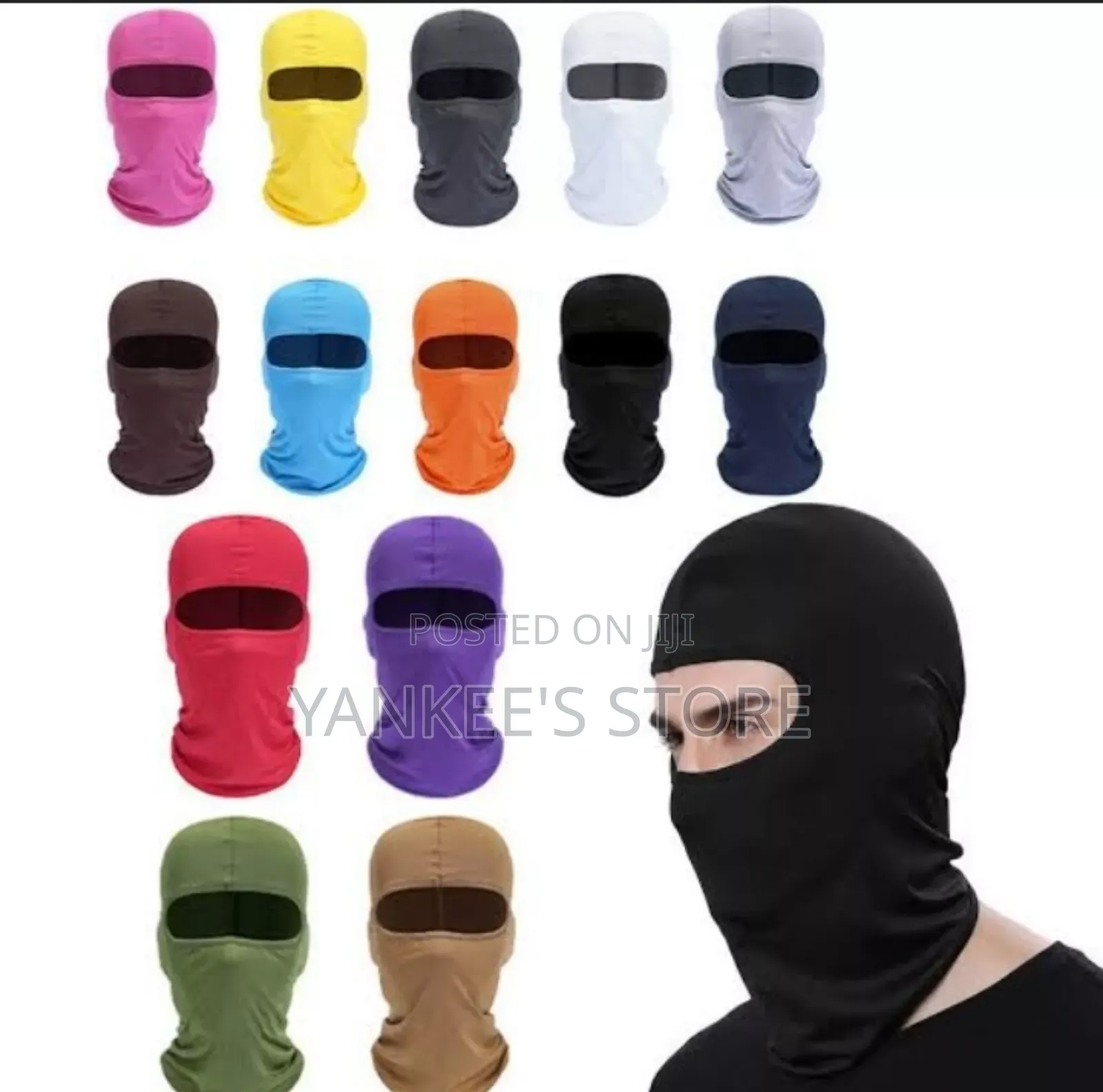 Original Unisex Plain Face Ski Mask