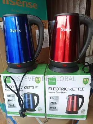 Syinix 2.2l Electric Kettle (Red / Blue) 2.2l | 2000w |Fast Boiling