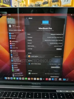 Laptop Apple MacBook Pro 2017 16GB Intel Core i7 SSD 512GB
