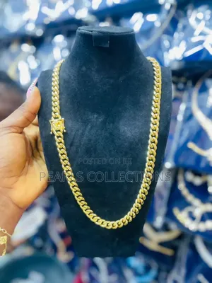 Gold Cuban Jewelry Chain (Small)