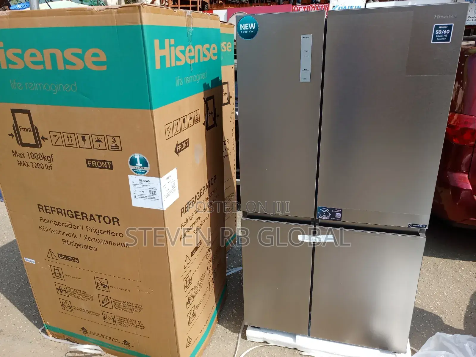 Hisense 634l Side by Side Refrigerator | 87ws
|Silent|Energy Efficient