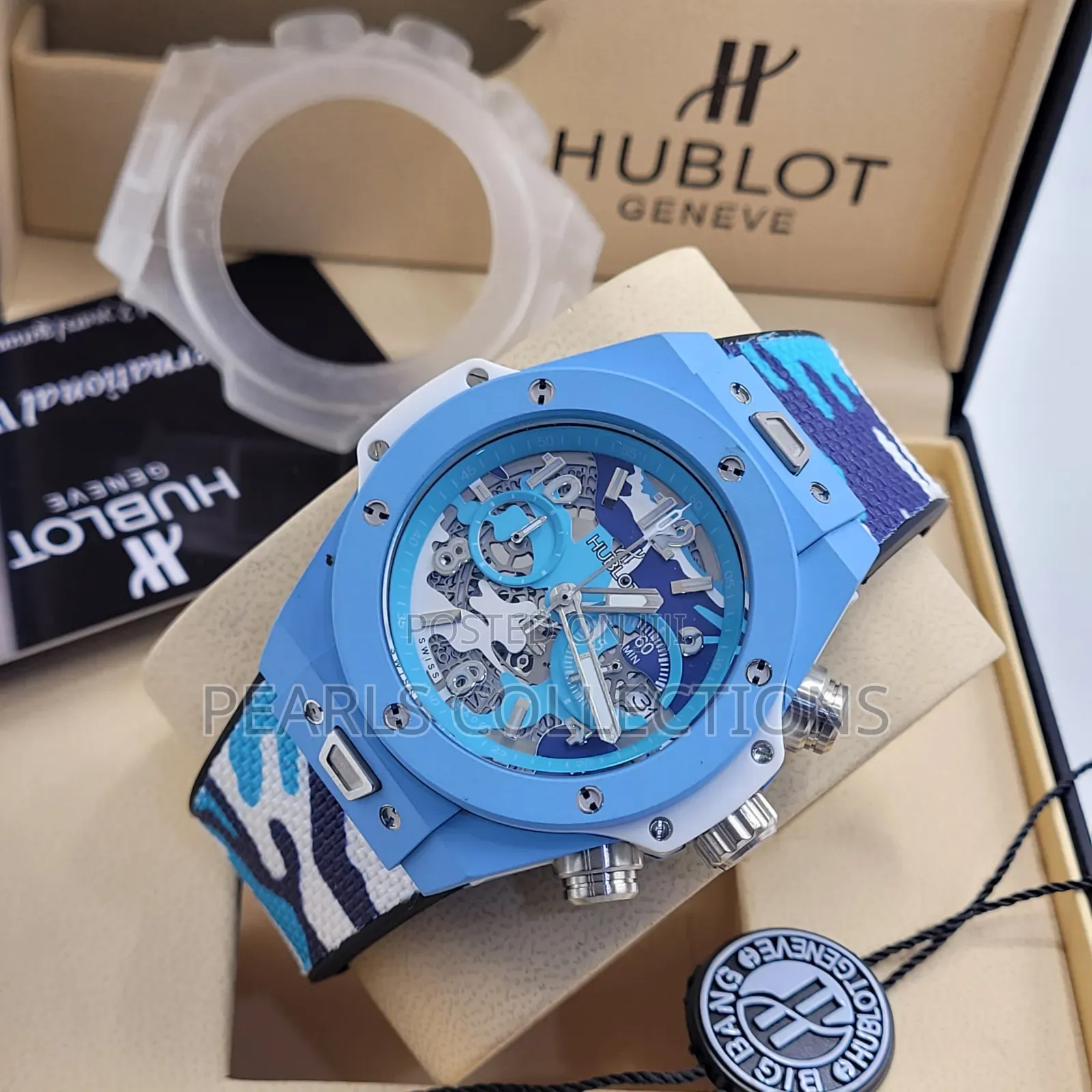 New Hublot Design Blue Watch