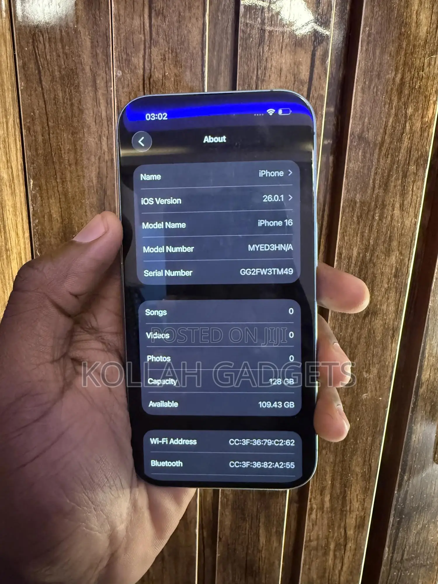 Apple iPhone 16 128 GB Blue
