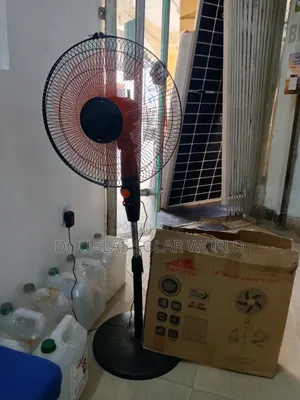 Sunrise Solar Ac/Dc Rechargeable Fan