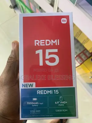 New Xiaomi Redmi 15 128 GB Black