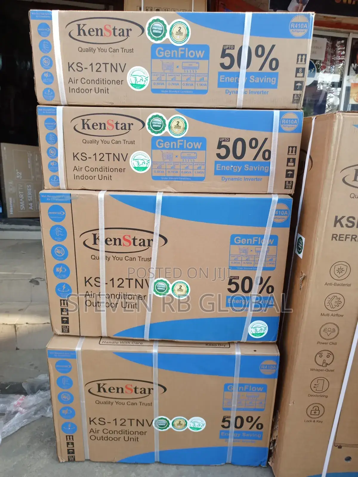 Kenstar 1.5hp Split Unit Air Conditioner With Free Kit