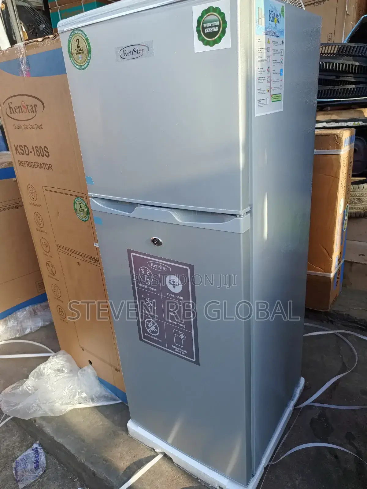 Kenstar 138l Double Door Refrigerator | KSD-180s | Energy Saving