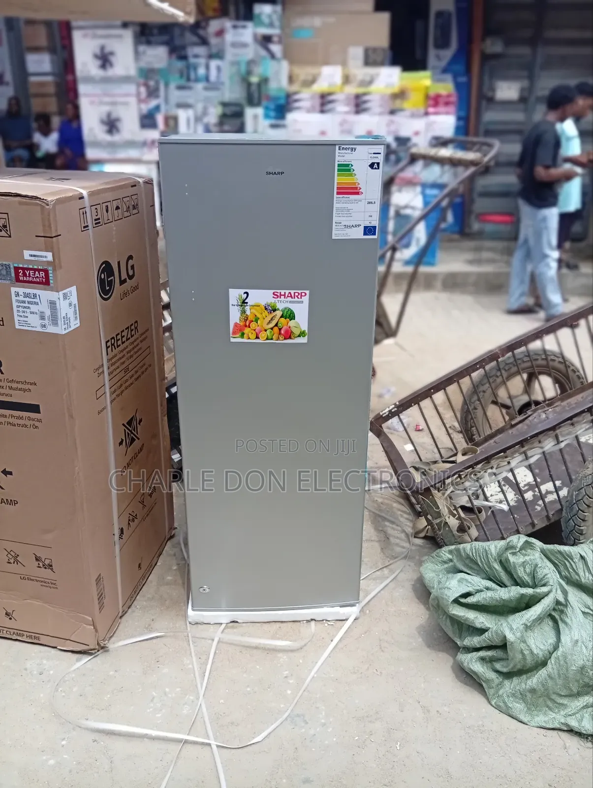 Original Upright Sharp Freezer