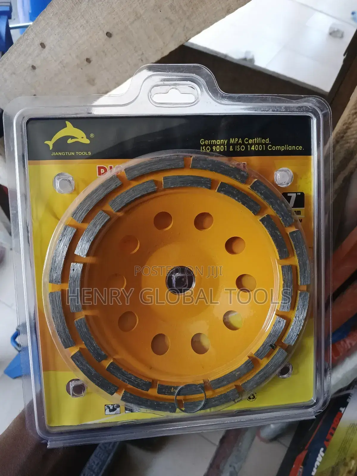 7" Diamond Cup Wheel Cutting