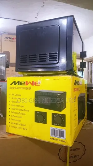 Mewe Macro-wave 20lmicrowave Oven, With Grill, Mwkca-mcw2001bkgf Set