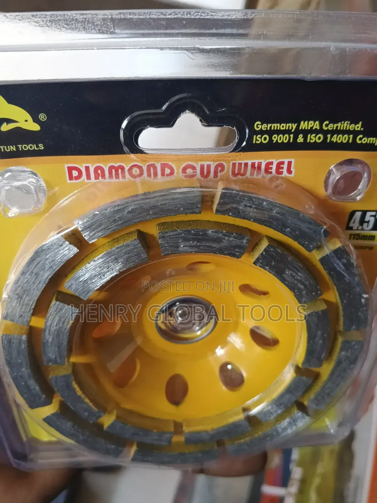 4.5" Diamond Cup Wheel Cutting