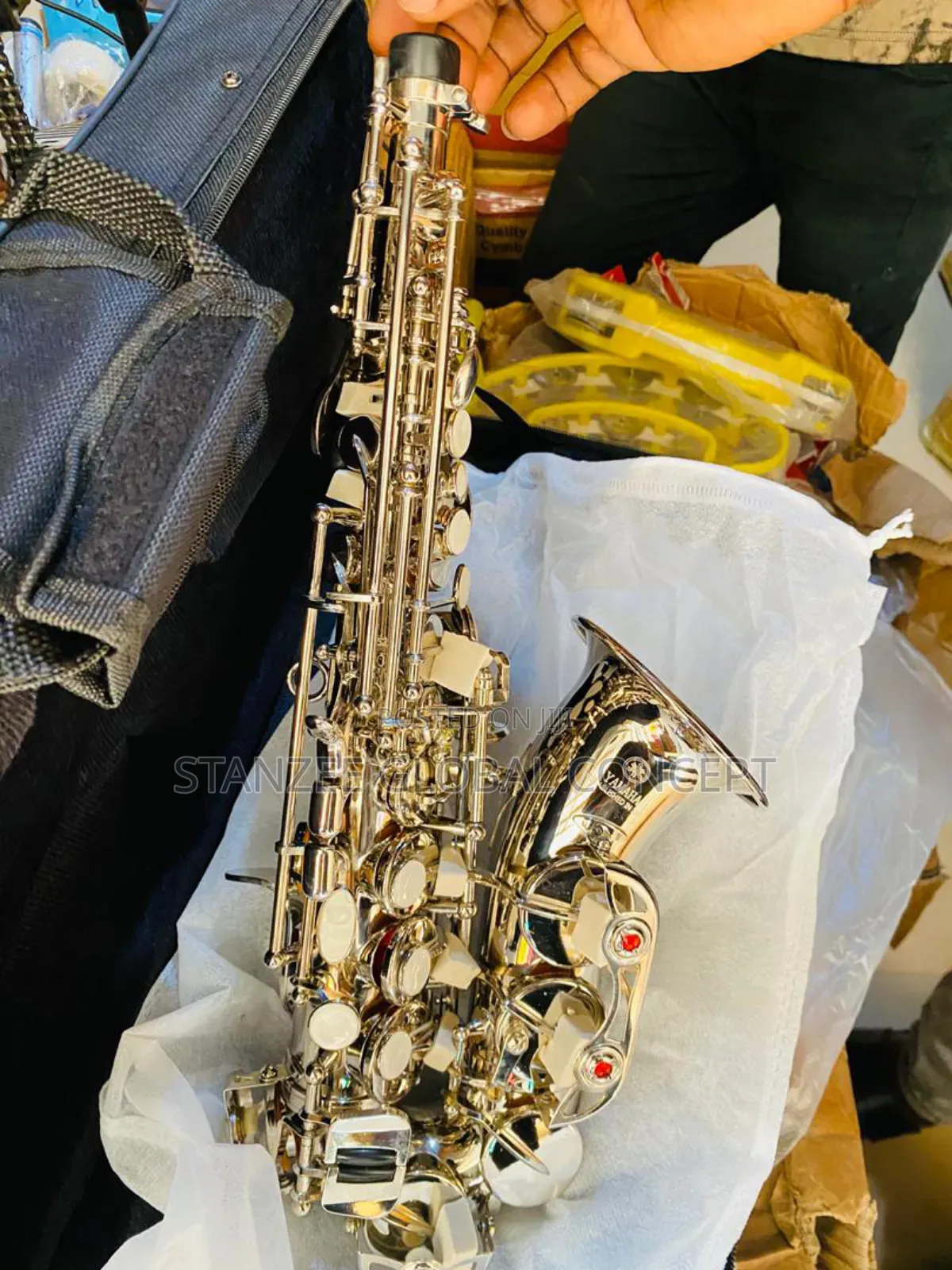 Yamaha Curved Soprano Saxophone - Silver