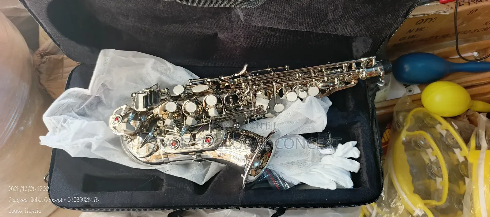 Yamaha Curved Soprano Saxophone - Silver