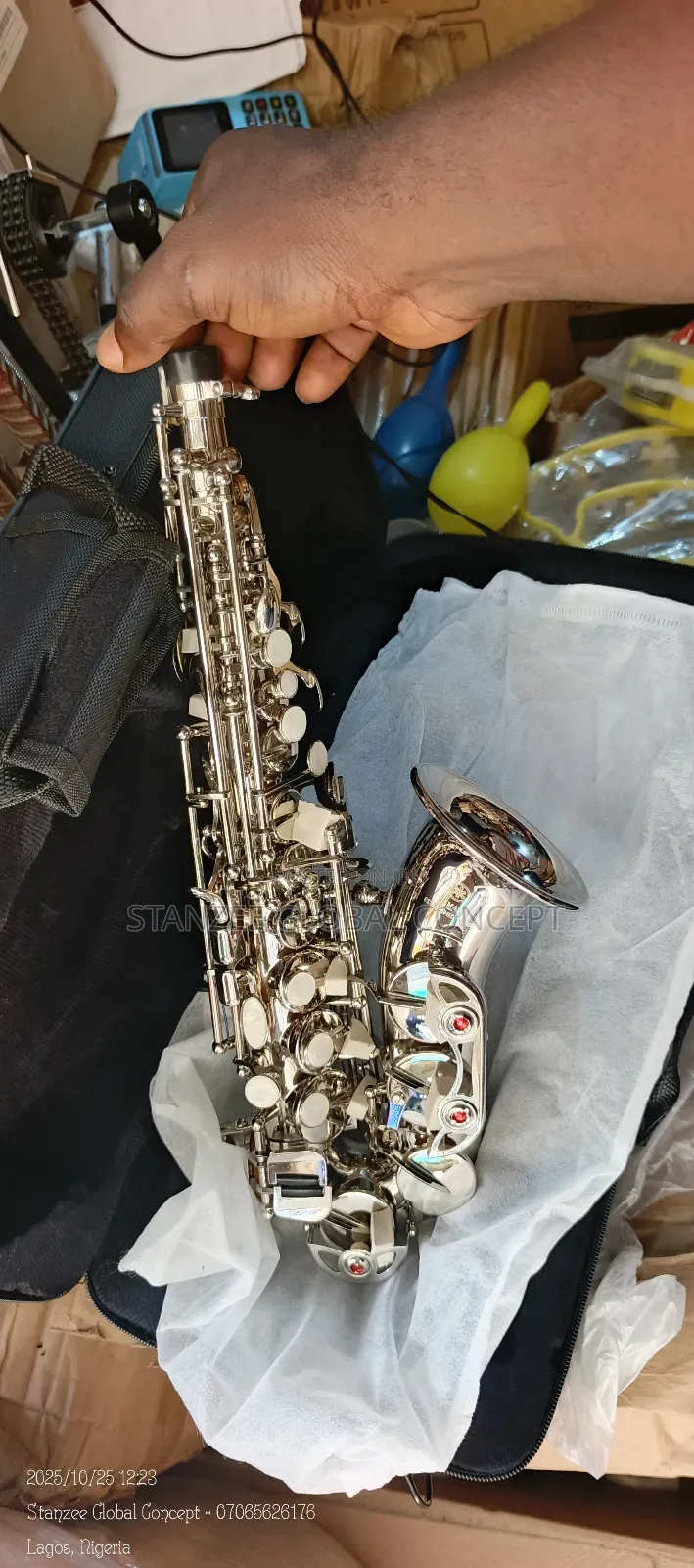 Yamaha Curved Soprano Saxophone - Silver