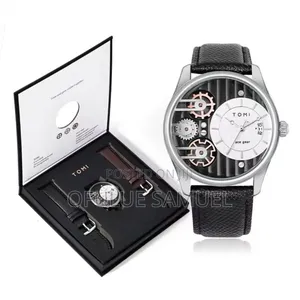Tomi Genuine Leather Wristwatch