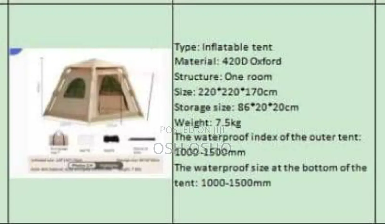 Inflatable Tent