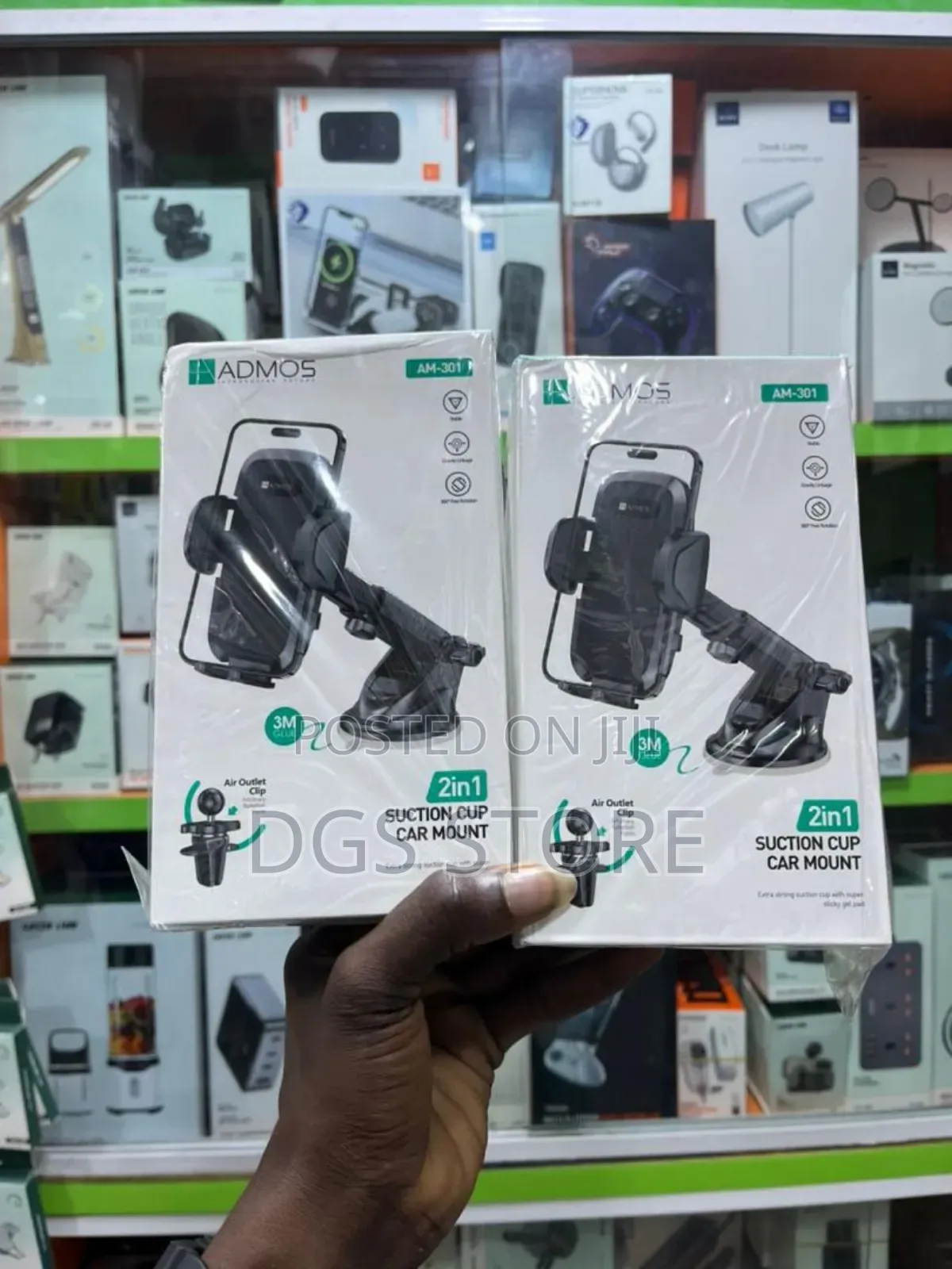 Admos Am 301 2in1 Suction Cup Mount