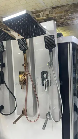 Uk 5ways Condict Shower Rosegold/Chrome/Black