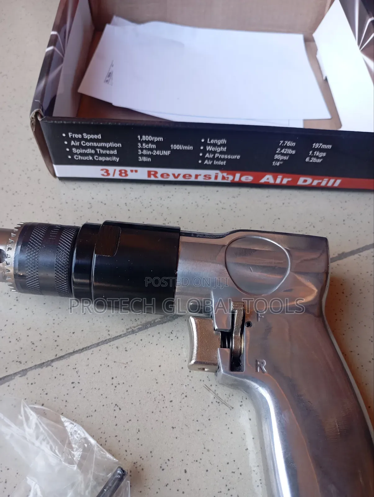 3⁄8" Drive Pnuematic Drill Machine
