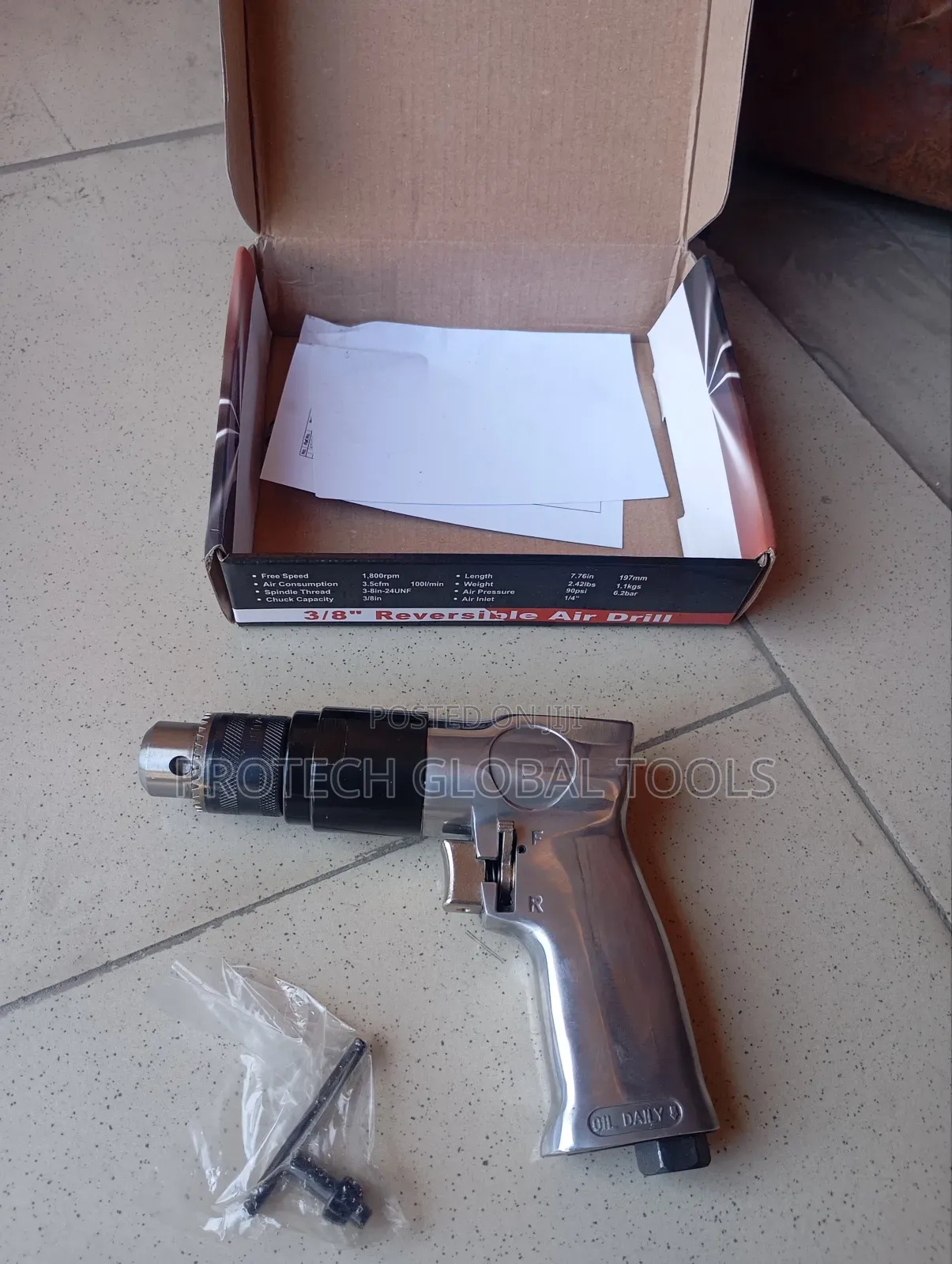 3⁄8" Drive Pnuematic Drill Machine