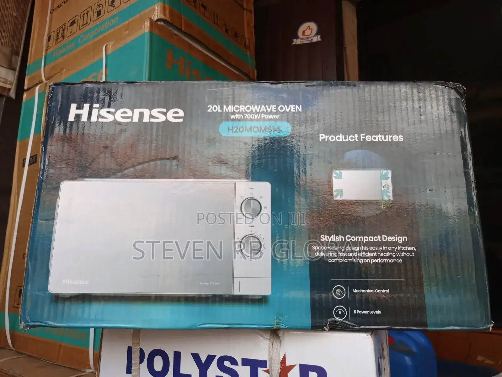 Hisense Microwave 20l | 20moms10-H (Manual) – Silver