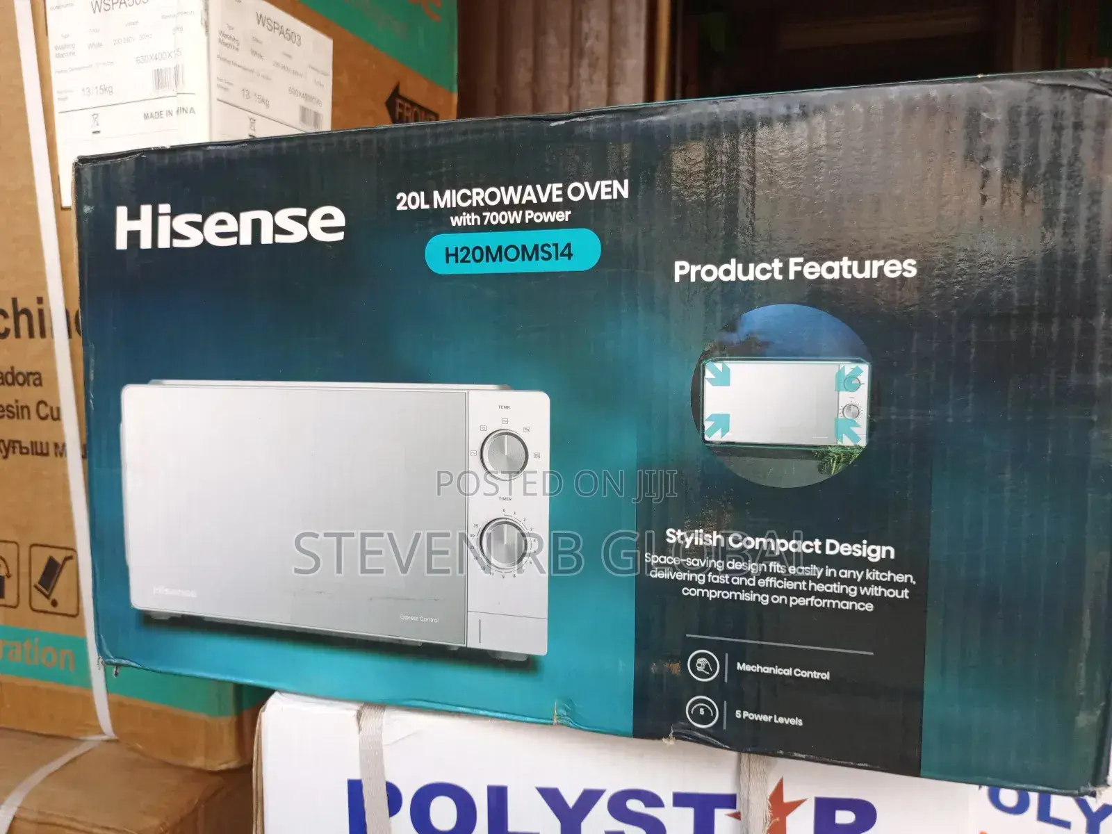 Hisense Microwave 20l | 20moms10-H (Manual) – Silver