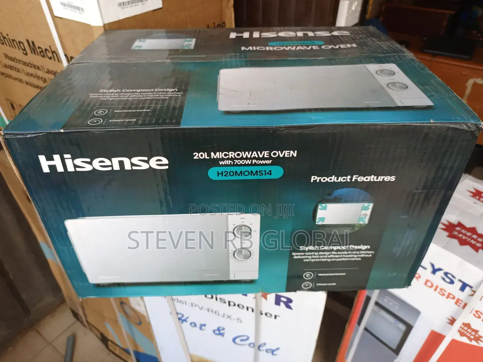 Hisense Microwave 20l | 20moms10-H (Manual) – Silver