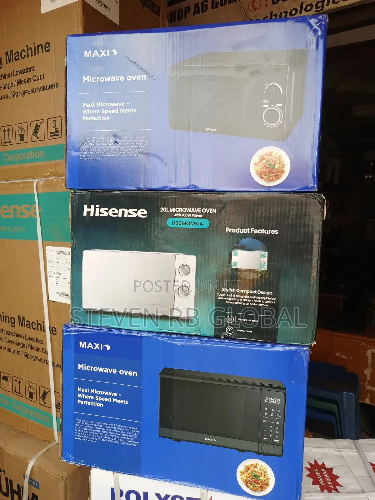 Hisense Microwave 20l | 20moms10-H (Manual) – Silver